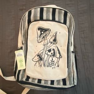 Magic Mushrooms Canvas Backpack